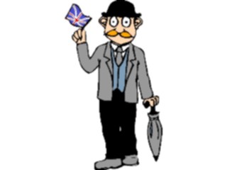 Sticker Custom Preview Image #080611 International People Cartoons British Man1