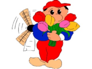 Sticker Custom Preview Image #080641 International People Cartoons Dutch Man1