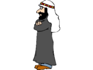Sticker Custom Preview Image #080716 International People Cartoons Middle Eastern Man1