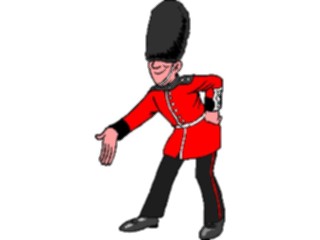 Sticker Custom Preview Image #080734 International People Cartoons Palace Guard Bowing