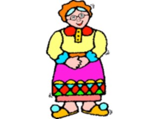 Sticker Custom Preview Image #080754 International People Cartoons Scandanavian Woman