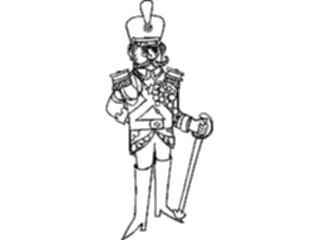 Sticker Custom Preview Image #080762 International People Cartoons Soldierwith Sword