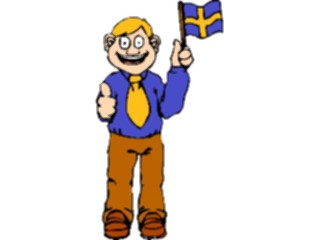 Sticker Custom Preview Image #080768 International People Cartoons Swedish Man