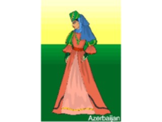 Sticker Custom Preview Image #080812 International People Images Azerbaijanian Woman