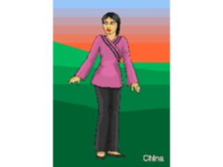 Sticker Custom Preview Image #080830 International People Images Chinese Woman