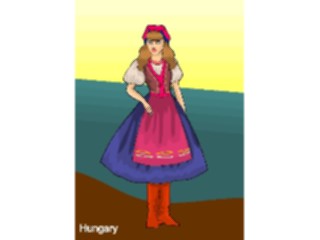 Sticker Custom Preview Image #080876 International People Images Hungarian Woman