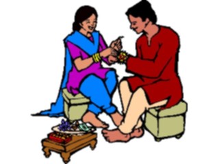 Sticker Custom Preview Image #080885 International People Images Indian Marriage