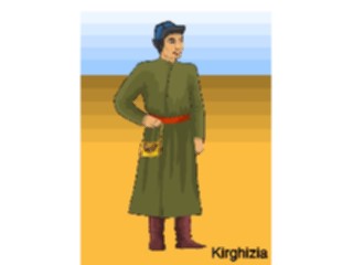 Sticker Custom Preview Image #080901 International People Images Kirghizian Man