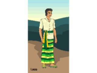 Sticker Custom Preview Image #080904 International People Images Laotian Man