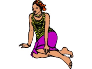 Sticker Custom Preview Image #081111 International People Images Woman38