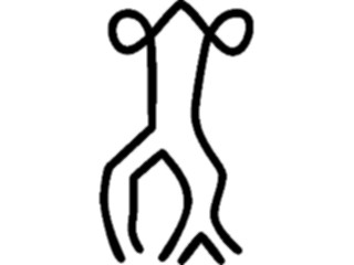 Sticker Custom Preview Image #081306 International Symbol Alphabets Easter Island Easter Island059