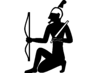 Sticker Custom Preview Image #081438 International Symbol Alphabets Egyptian Hieroglyphics Army Soldiers