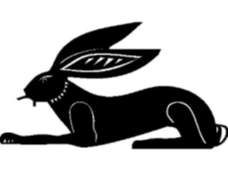 Sticker Custom Preview Image #081476 International Symbol Alphabets Egyptian Hieroglyphics Desert Hare