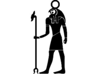 Sticker Custom Preview Image #081482 International Symbol Alphabets Egyptian Hieroglyphics Egyptian Deity01