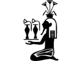 Sticker Custom Preview Image #081493 International Symbol Alphabets Egyptian Hieroglyphics Egyptian Deity12