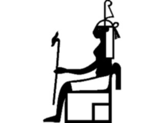 Sticker Custom Preview Image #081498 International Symbol Alphabets Egyptian Hieroglyphics Egyptian Deity17