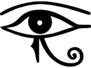 Sticker Custom Preview Image #081514 International Symbol Alphabets Egyptian Hieroglyphics Eyeof Horus