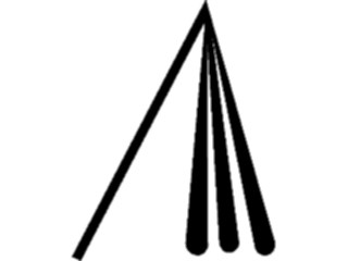 Sticker Custom Preview Image #081519 International Symbol Alphabets Egyptian Hieroglyphics Flagellum Whip