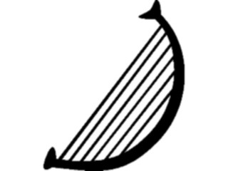 Sticker Custom Preview Image #081535 International Symbol Alphabets Egyptian Hieroglyphics Harp Zither