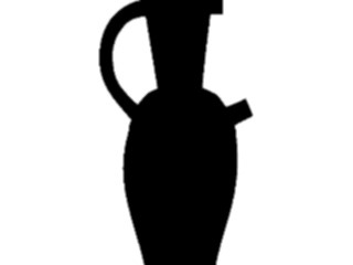 Sticker Custom Preview Image #081647 International Symbol Alphabets Egyptian Hieroglyphics Vase