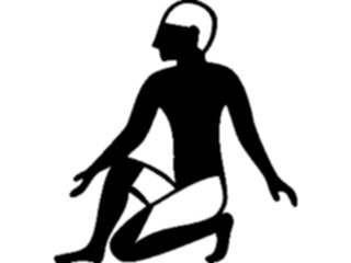 Sticker Custom Preview Image #081653 International Symbol Alphabets Egyptian Hieroglyphics Weary Weak Tire Faint