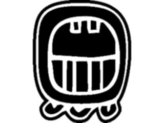 Sticker Custom Preview Image #081681 International Symbol Alphabets Maya Day Names Ben