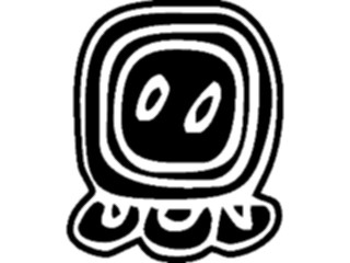 Sticker Custom Preview Image #081684 International Symbol Alphabets Maya Day Names Chicchan