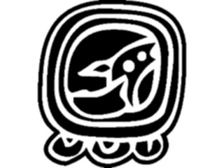 Sticker Custom Preview Image #081687 International Symbol Alphabets Maya Day Names Cimi