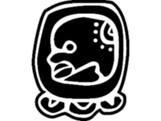 Sticker Custom Preview Image #081688 International Symbol Alphabets Maya Day Names Eb