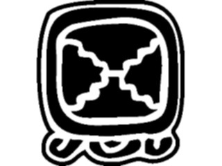 Sticker Custom Preview Image #081689 International Symbol Alphabets Maya Day Names Etznab