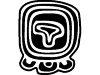 Sticker Custom Preview Image #081690 International Symbol Alphabets Maya Day Names Ik