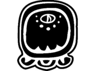 Sticker Custom Preview Image #081691 International Symbol Alphabets Maya Day Names Imix