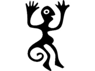 Sticker Custom Preview Image #081798 International Symbol Alphabets Meso Deko Monkey6