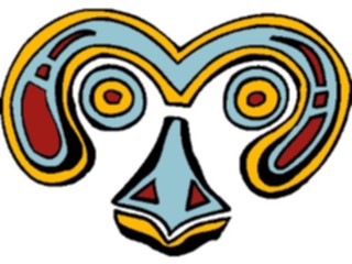 Sticker Custom Preview Image #081910 International Tribal Designs Artifacts Design11