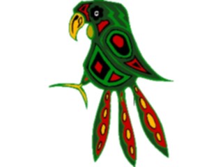 Sticker Custom Preview Image #082017 International Tribal Designs Figures Bird28