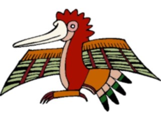 Sticker Custom Preview Image #082022 International Tribal Designs Figures Bird33