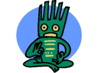 Sticker Custom Preview Image #082114 International Tribal Designs Figures Figure58