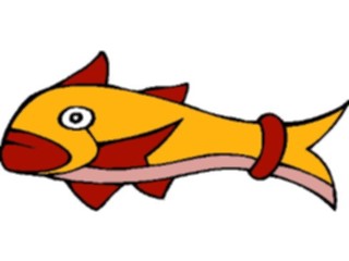 Sticker Custom Preview Image #082124 International Tribal Designs Figures Fish09