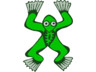 Sticker Custom Preview Image #082127 International Tribal Designs Figures Frog1