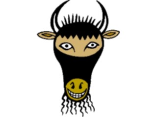 Sticker Custom Preview Image #082131 International Tribal Designs Figures Goat2