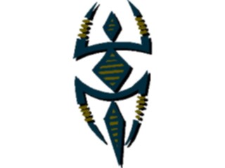 Sticker Custom Preview Image #082138 International Tribal Designs Figures Lizard4