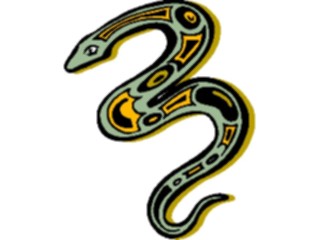 Sticker Custom Preview Image #082158 International Tribal Designs Figures Snake03