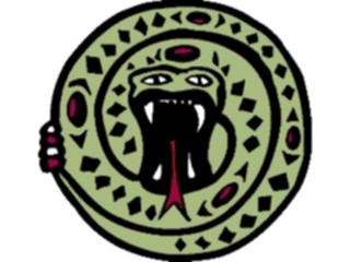 Sticker Custom Preview Image #082165 International Tribal Designs Figures Snake10