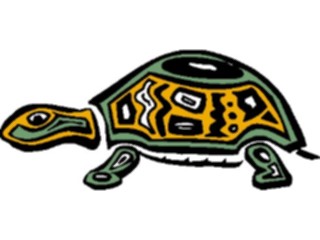 Sticker Custom Preview Image #082173 International Tribal Designs Figures Turtle3