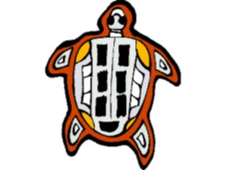 Sticker Custom Preview Image #082174 International Tribal Designs Figures Turtle4