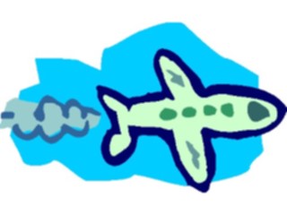 Sticker Custom Preview Image #082177 Kids Stuff Drawings Airplane1