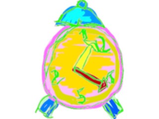 Sticker Custom Preview Image #082180 Kids Stuff Drawings Alarm Clock