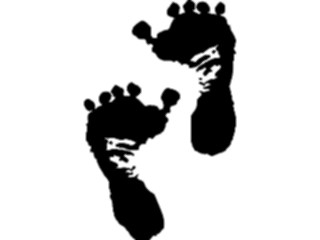 Sticker Custom Preview Image #082185 Kids Stuff Drawings Baby Feet