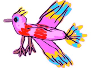 Sticker Custom Preview Image #082203 Kids Stuff Drawings Bird