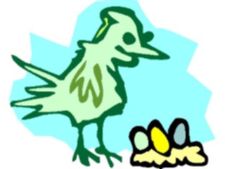 Sticker Custom Preview Image #082204 Kids Stuff Drawings Bird Mommy